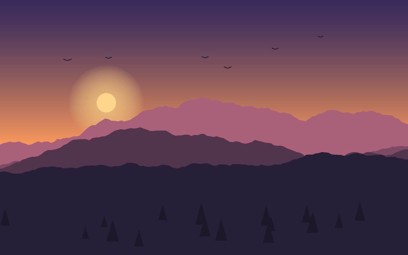 Landschaftsillustration