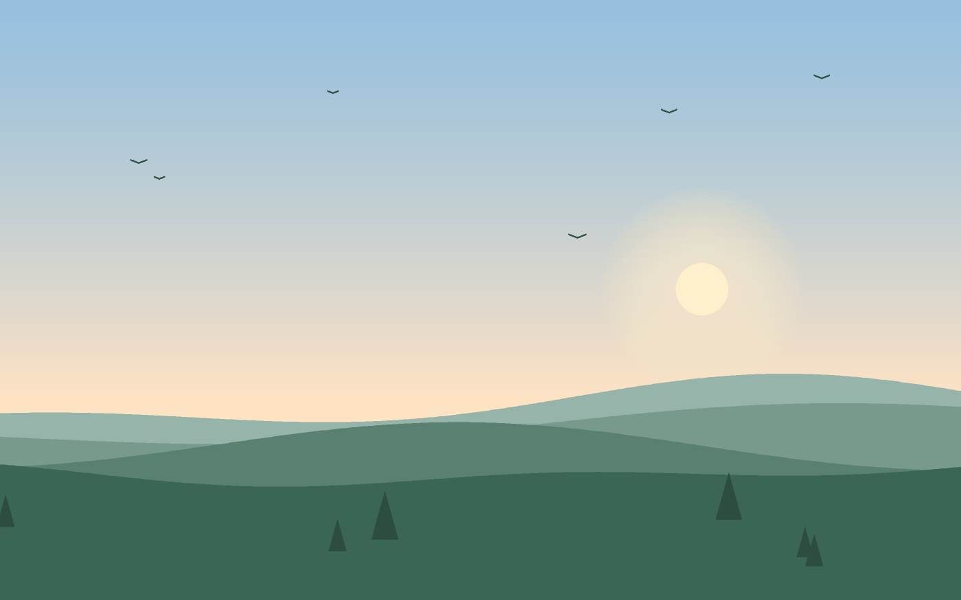 Landschapsillustratie