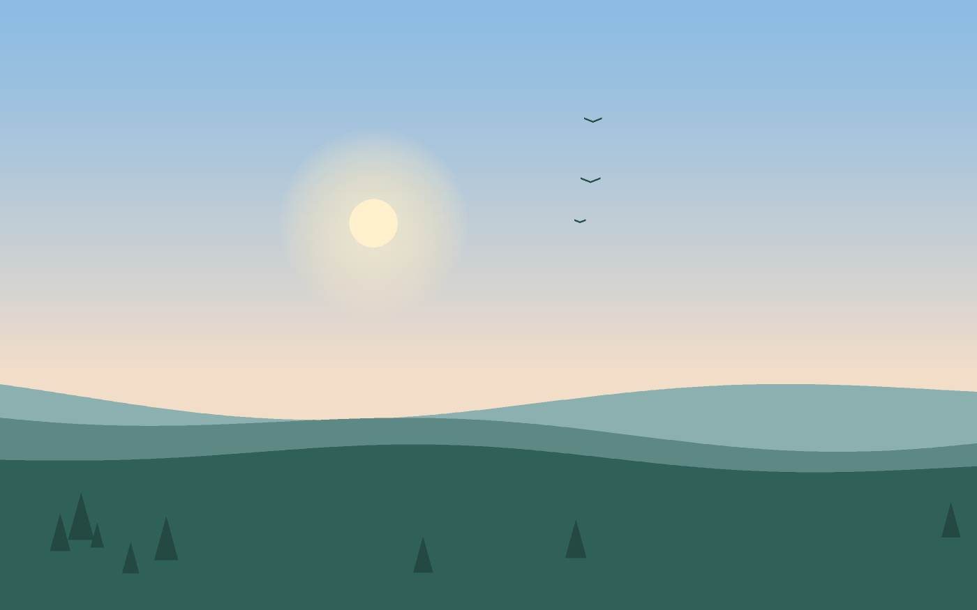 Landschaftsillustration