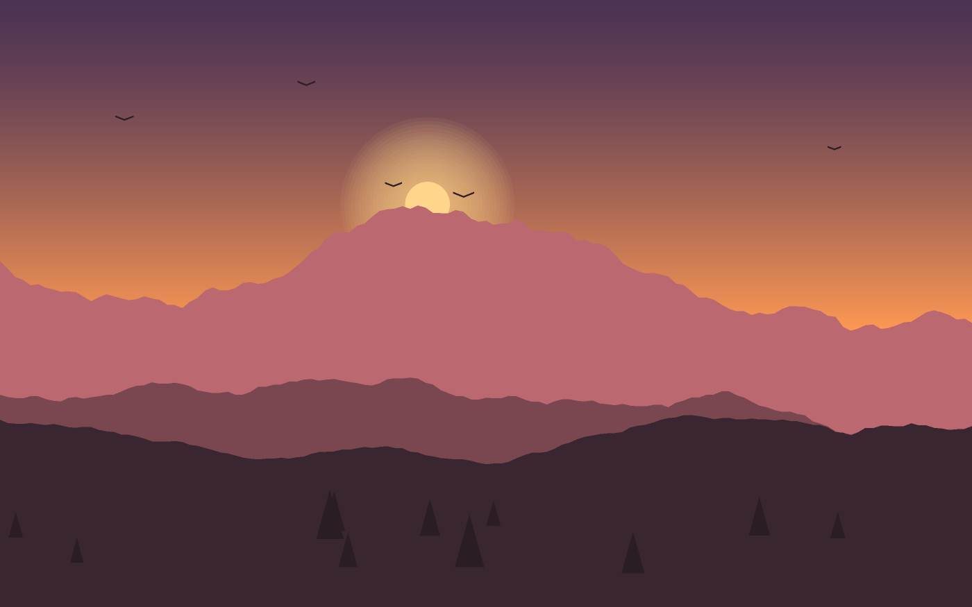 Landskabsillustration