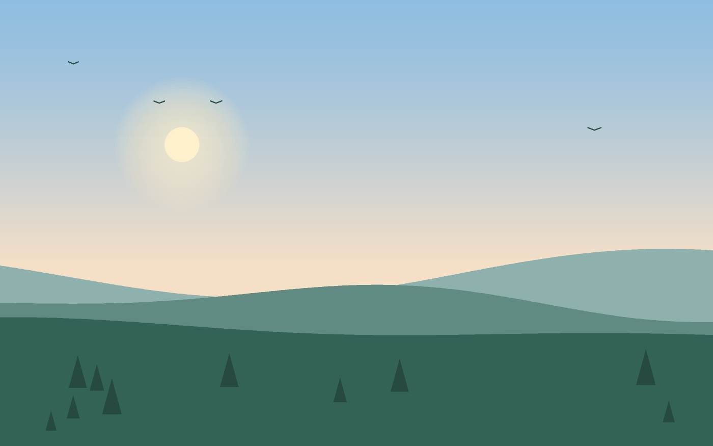 Ilustración de un paisaje