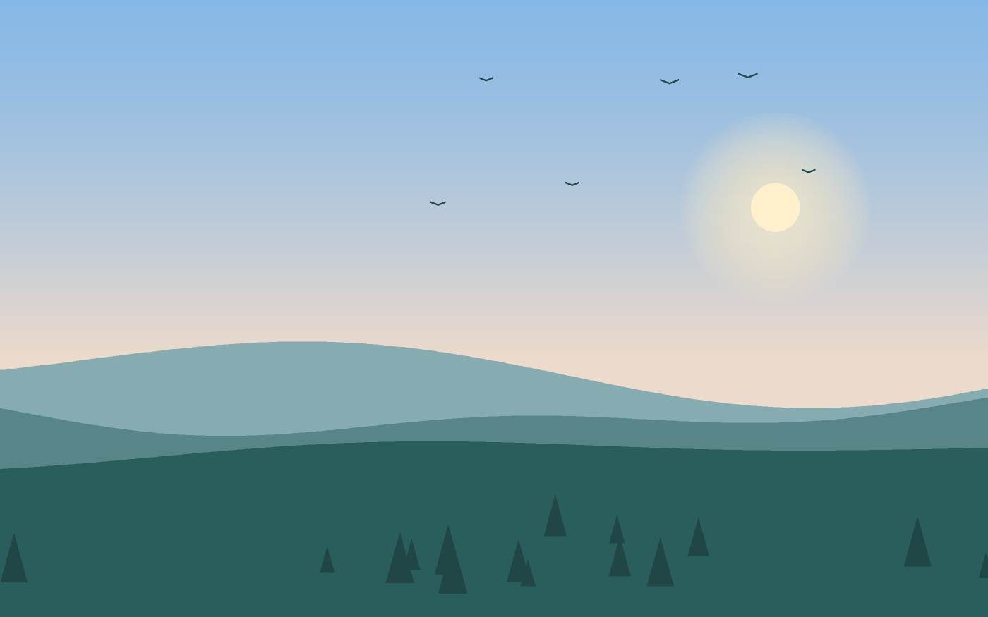 Landschapsillustratie
