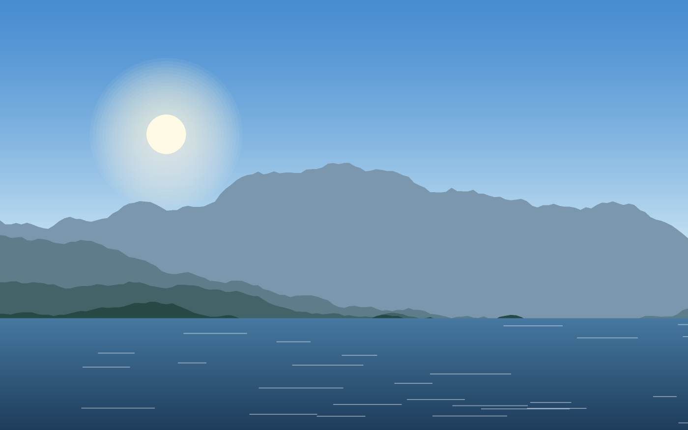 Landschapsillustratie