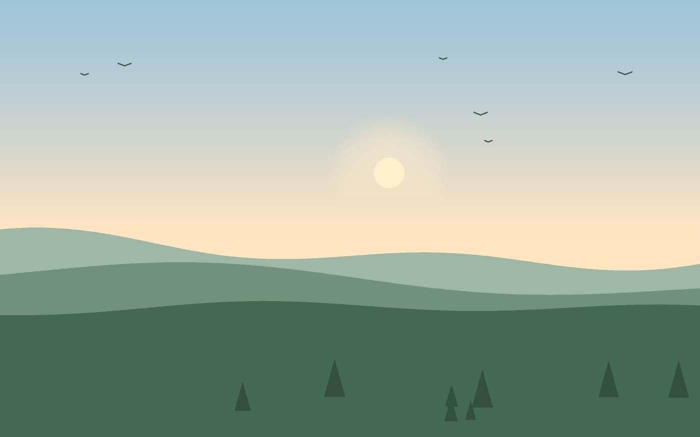 Ilustracja krajobrazu