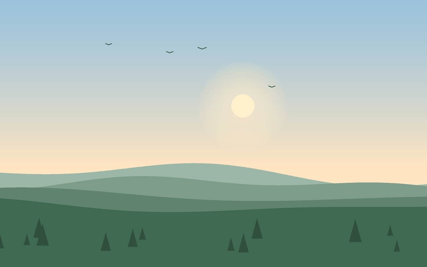 Ilustracja krajobrazu
